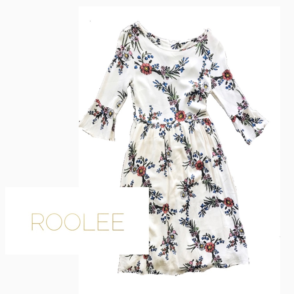 ROOLEE Floral Midi Dress! Size S